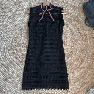 Sandro Black Mini Dress Size 1